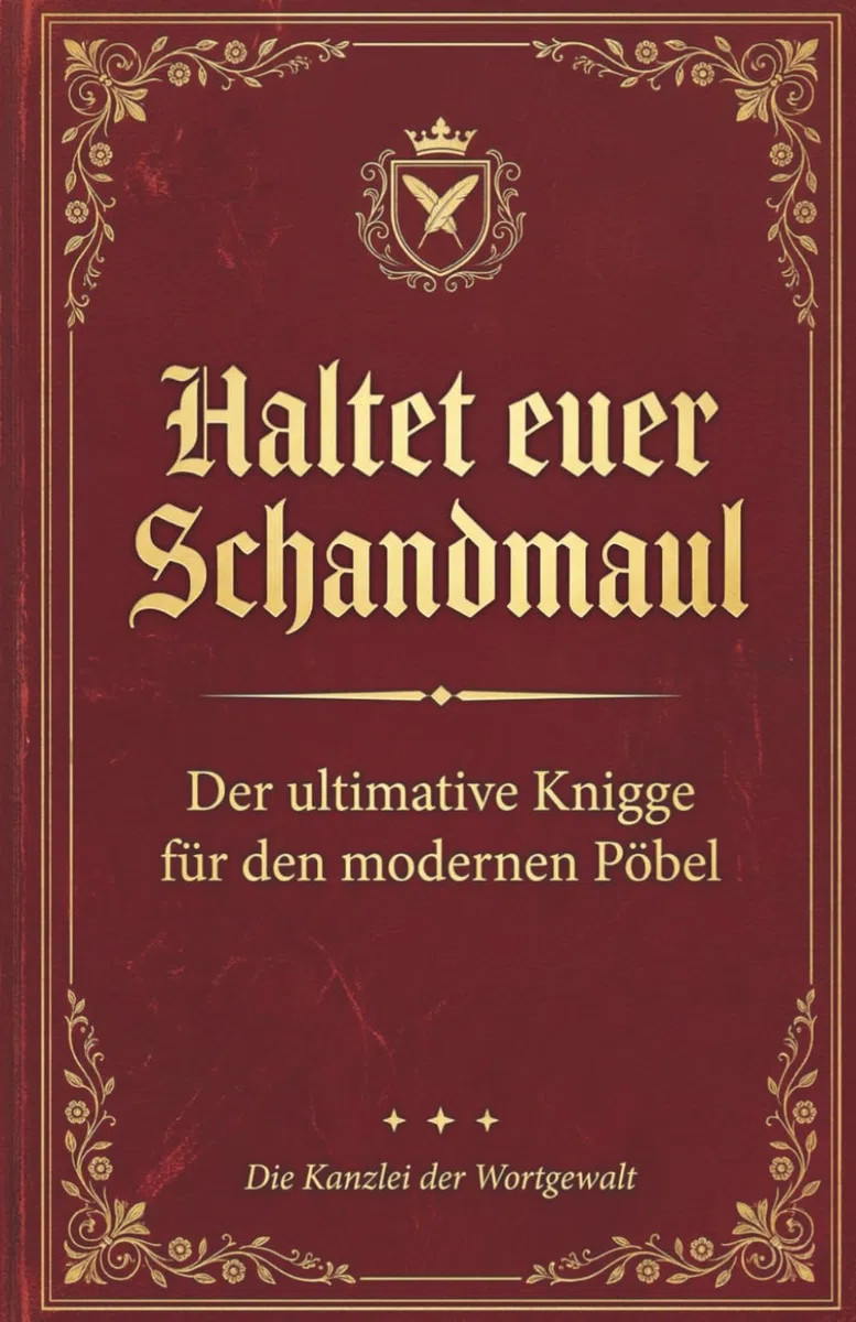 Haltet Euer Schandmaul: Der ultimative Knigge für den modernen Pöbel