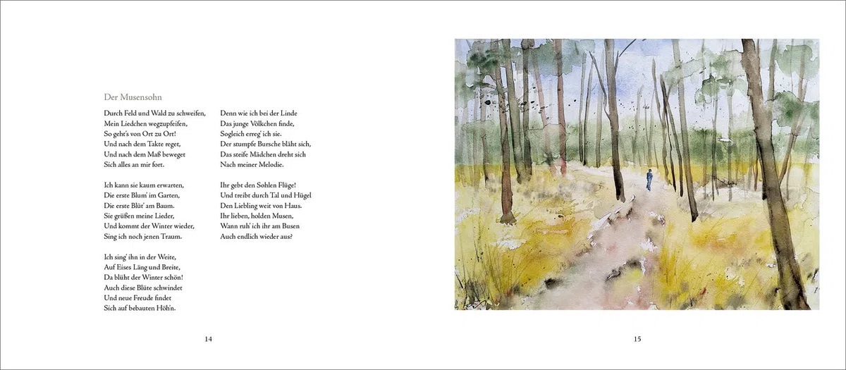 Es dringen Blüten aus jedem Zweig (Literatur und Aquarelle)