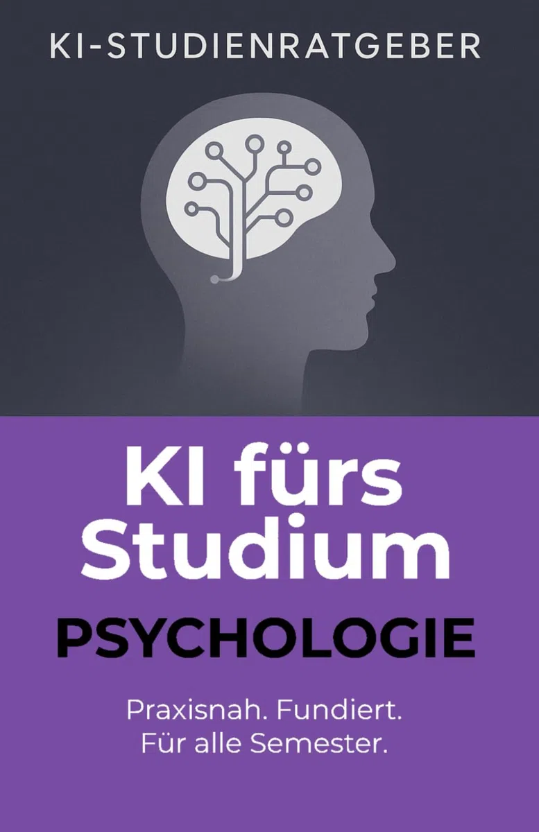 KI fürs Studium: Psychologie: Professionelle Anwendungen von ChatGPT im Psychologiestudium – für wissenschaftliches Arbeiten, Forschung, Prüfungen und mehr (KI-Studienratgeber, Band 1)