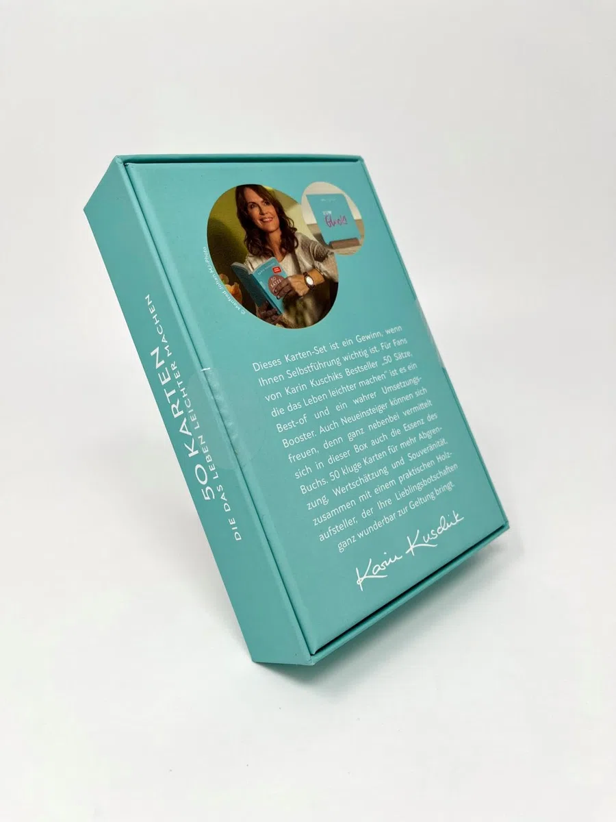 50 Sätze, die das Leben leichter machen - das Kartenset zum Buch: Das Kartenset zum SPIEGEL-Bestseller | Für alle Fans von 50 Sätze, die das Leben leichter machen