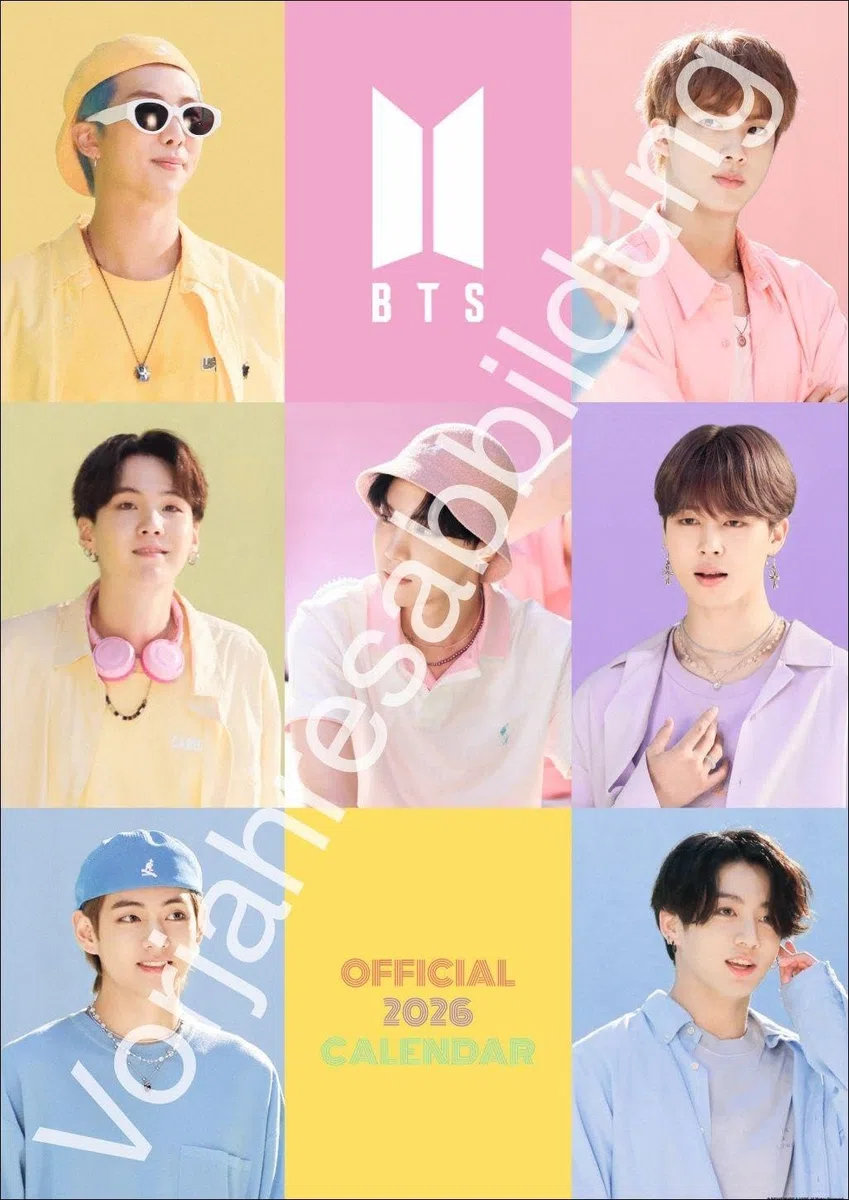 BTS Posterkalender 2027: Ein Must-Have für alle Fans des K-Pop: Großer Wandkalender im Format 29,7 x 42 cm mit stylischen Aufnahmen der Boygroup-Band aus Südkorea.
