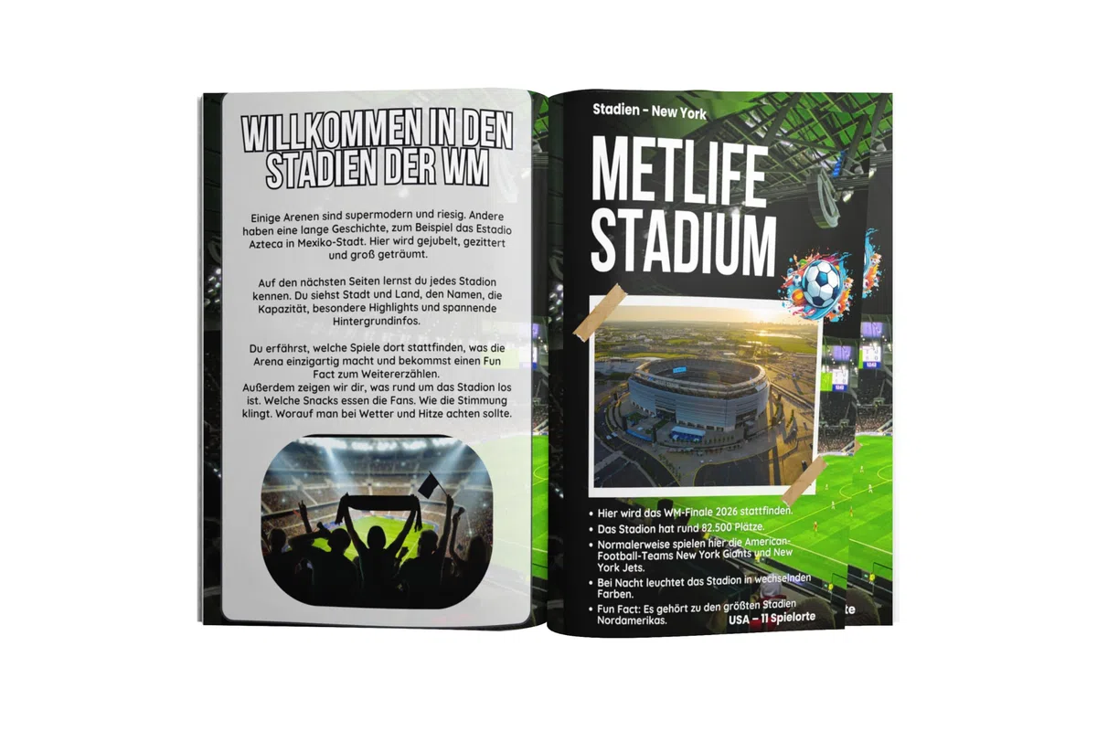 Kick it! Das ultimative Fußballbuch zur WM 2026: Alles rund um die Weltmeisterschaft – Stars, Teams und Stadien – mit Rekorden, Rätseln und Fun Facts ... (Kick it! Die ultimativen Fußballbücher)