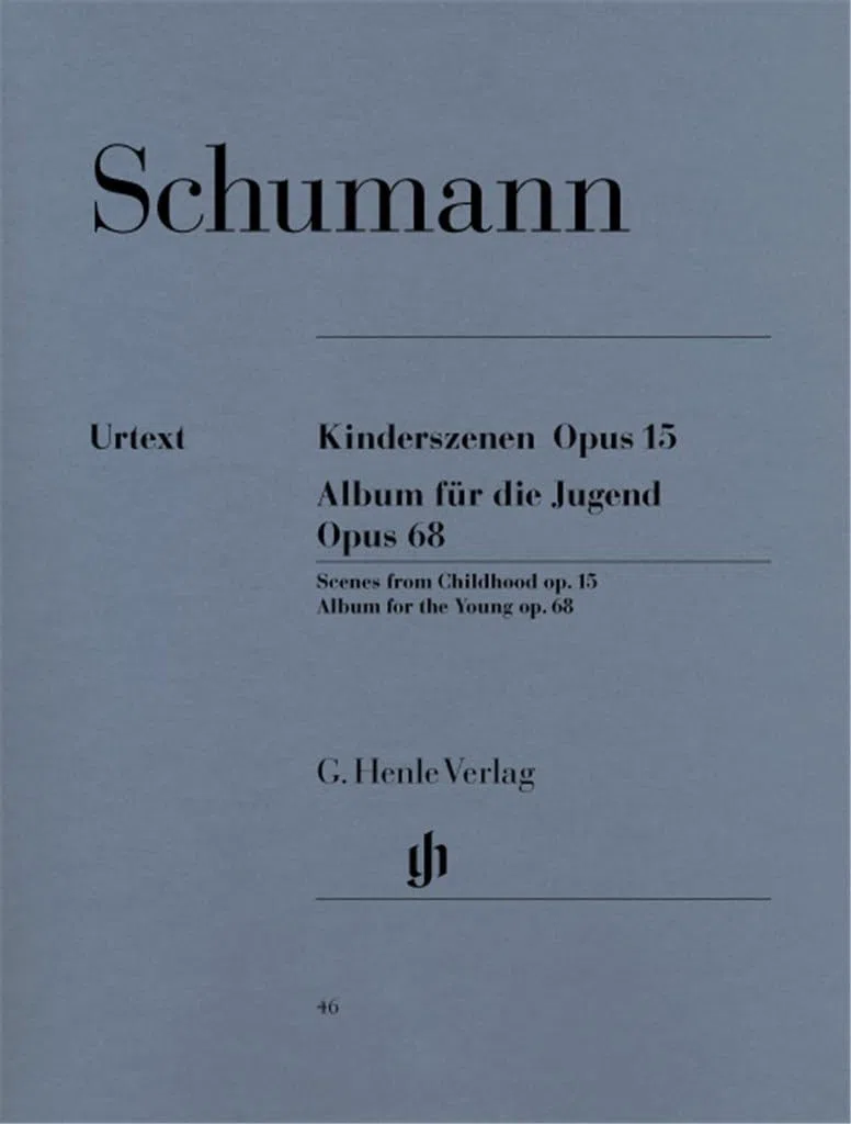 Kinderszenen op. 15 und Album für die Jugend op. 68. Klavier: Besetzung: Klavier zu zwei Händen (G. Henle Urtext-Ausgabe)