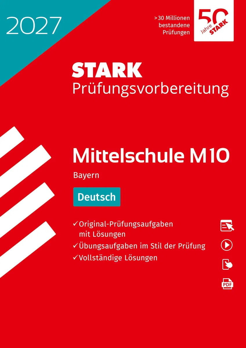 STARK Deutsch 10. Klasse - M10 Mittelschule 2027 Bayern - Prüfungsvorbereitung (Abschlussprüfungen)