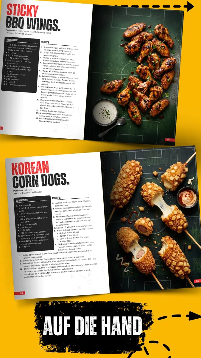 Fußball Snacks: Einfache & geniale Rezepte für den perfekten Fußballabend mit Freunden – Das Kochbuch für Teenager
