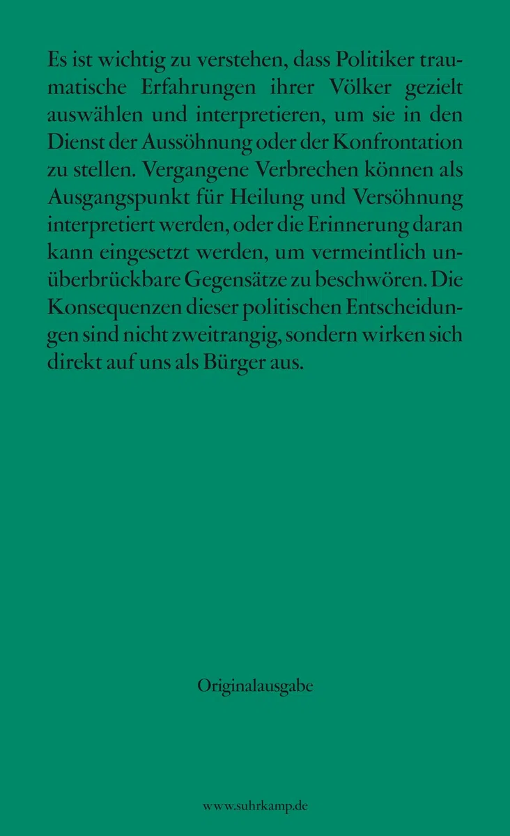 Posttraumatische Souveränität: Ein Essay (edition suhrkamp)