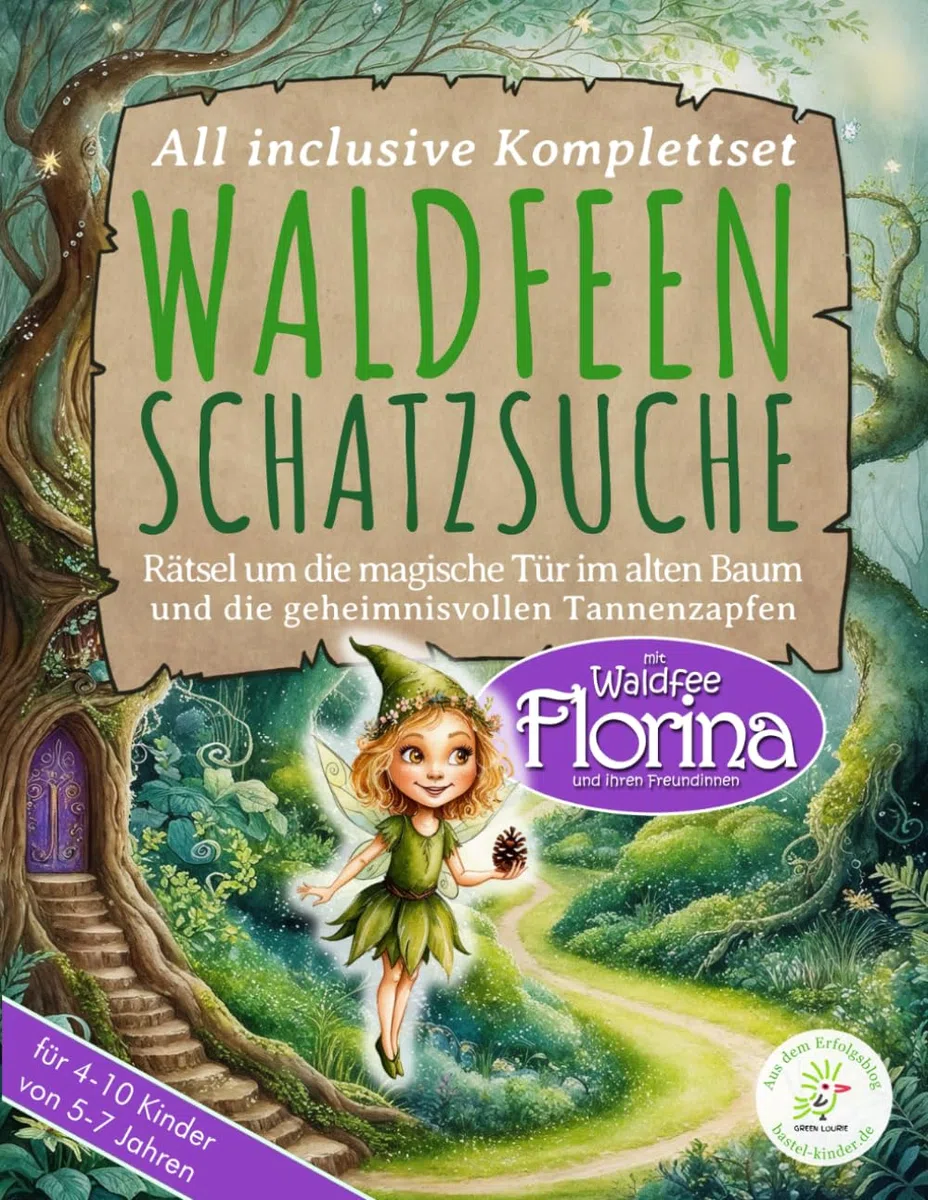 Waldfeen-Schatzsuche: Rätsel um die magische Tür im alten Baum und die geheimnisvollen Tannenzapfen - Deine perfekt vorbereitete Schnitzeljagd für ... Aufgaben, Tipps u. Tricks zur Vorbereitung!)