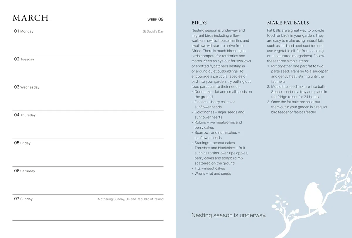RHS Wild in the Garden Diary 2027