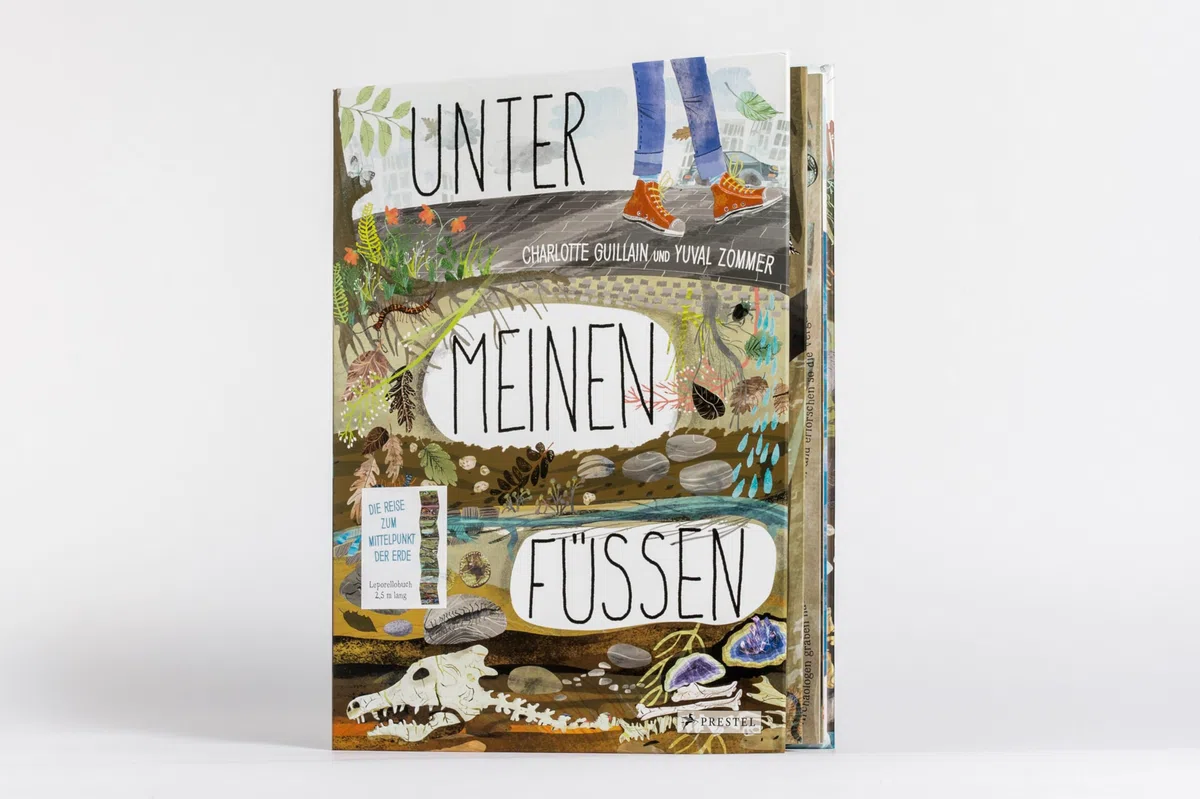 Unter meinen Füßen: Die Reise zum Mittelpunkt der Erde (Leporello-Sachbilderbücher, Band 1)