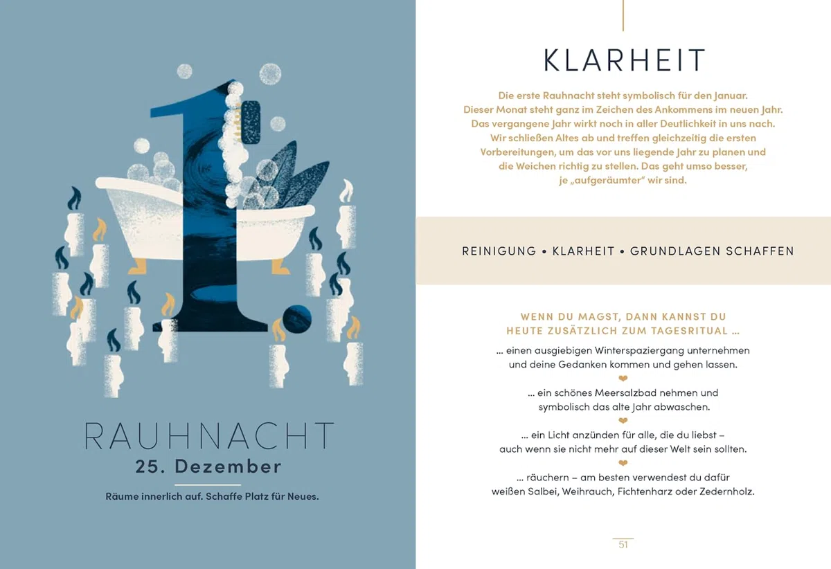 Rauhnächte – 12 Tage nur für dich: Klarheit schaffen, loslassen und Neues wagen