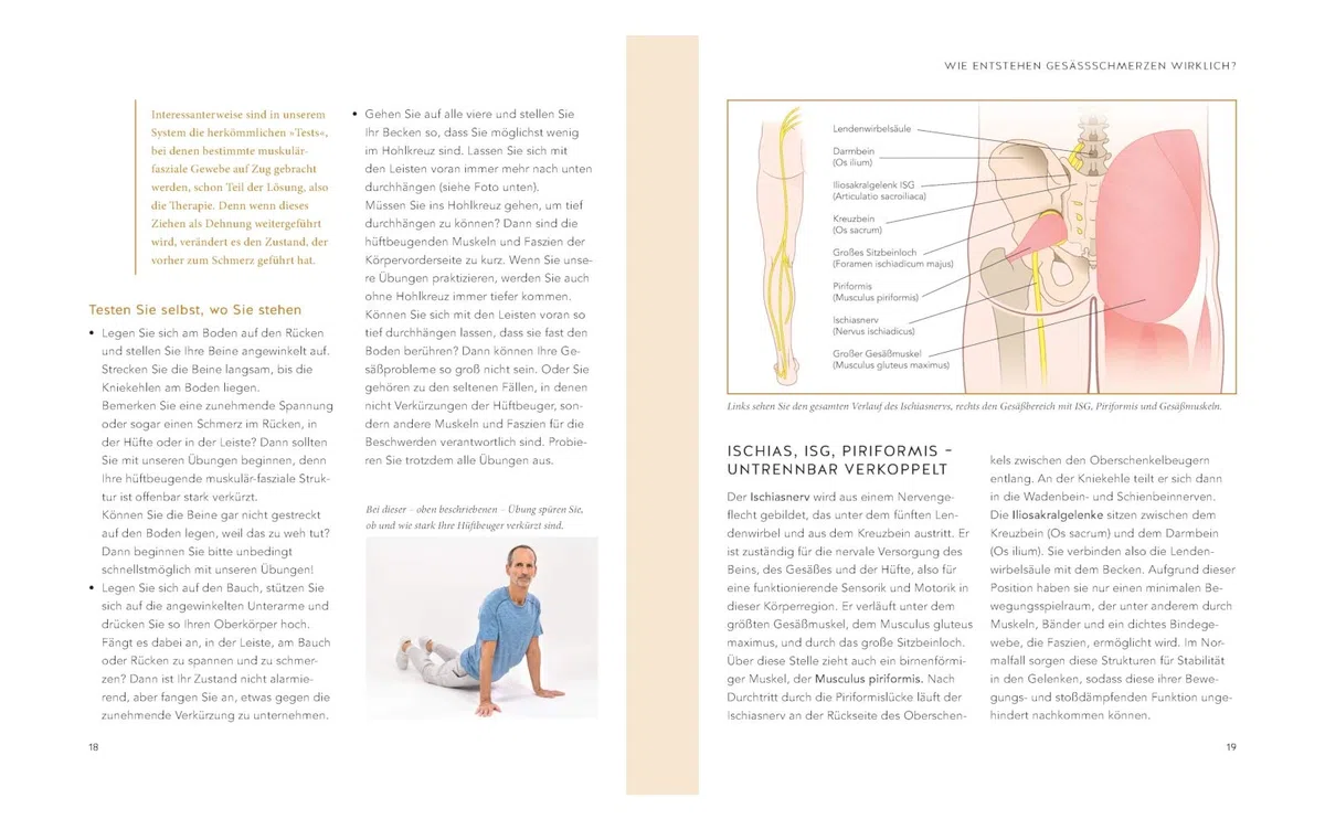 Ischias & ISG-Schmerzen selbst behandeln: Rückenschmerzen lindern – Selbsthilfe bei Ischias & Piriformis-Syndrom