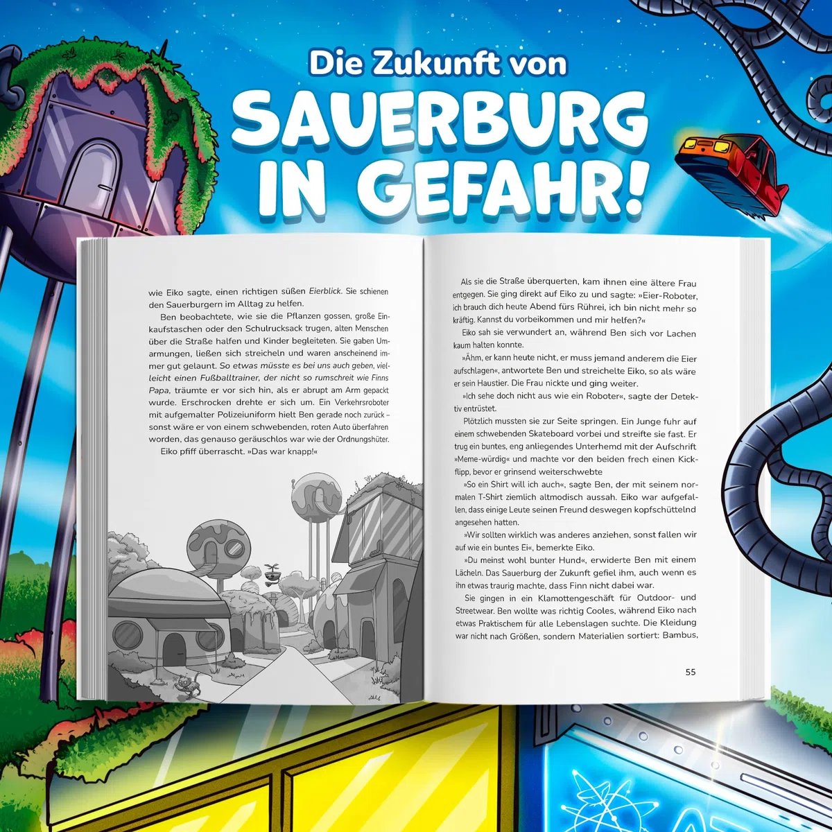 Notruf aus der Zukunft: Eierkopf (Die Abenteuer von Eierkopf: ClashGames, Band 2)