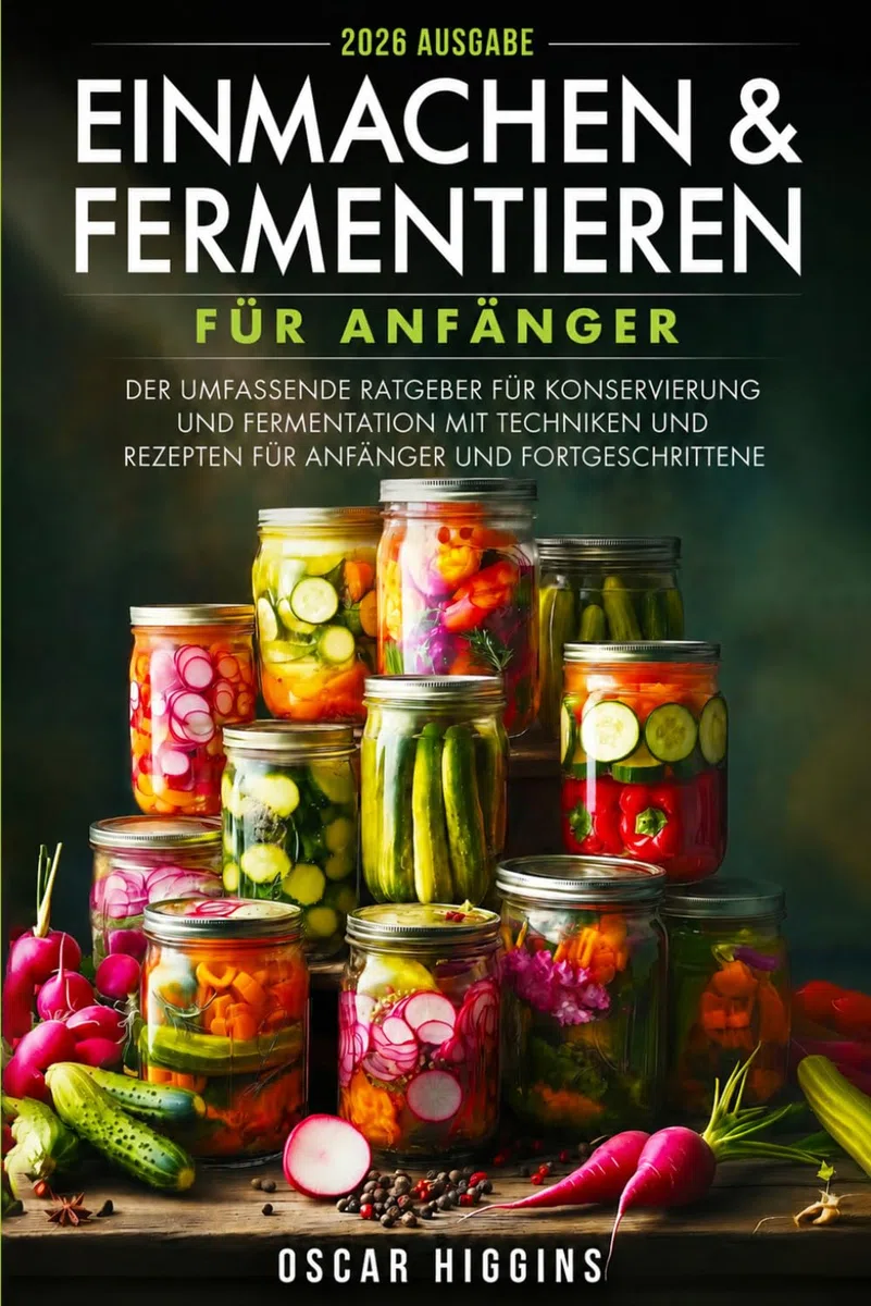 Einmachen und Fermentieren für Anfänger: Der umfassende Ratgeber für Konservierung und Fermentation mit Techniken und Rezepten für Anfänger und Fortgeschrittene