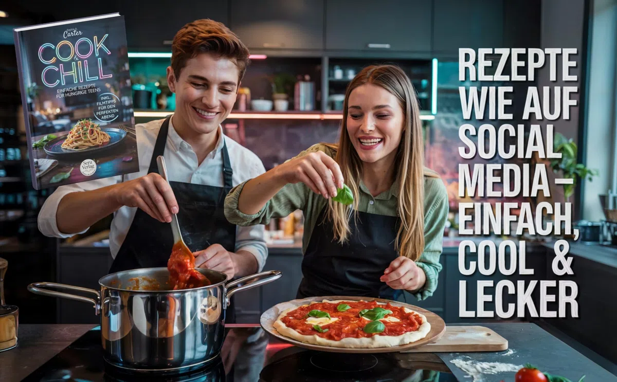 Kochbuch für Teenager – Cook & Chill, das perfekte Geschenk für Teenager: 90 leckere Rezepte inklusive aktueller Filmtipps mit den beliebtesten ... farbig illustriert im großen Geschenkformat