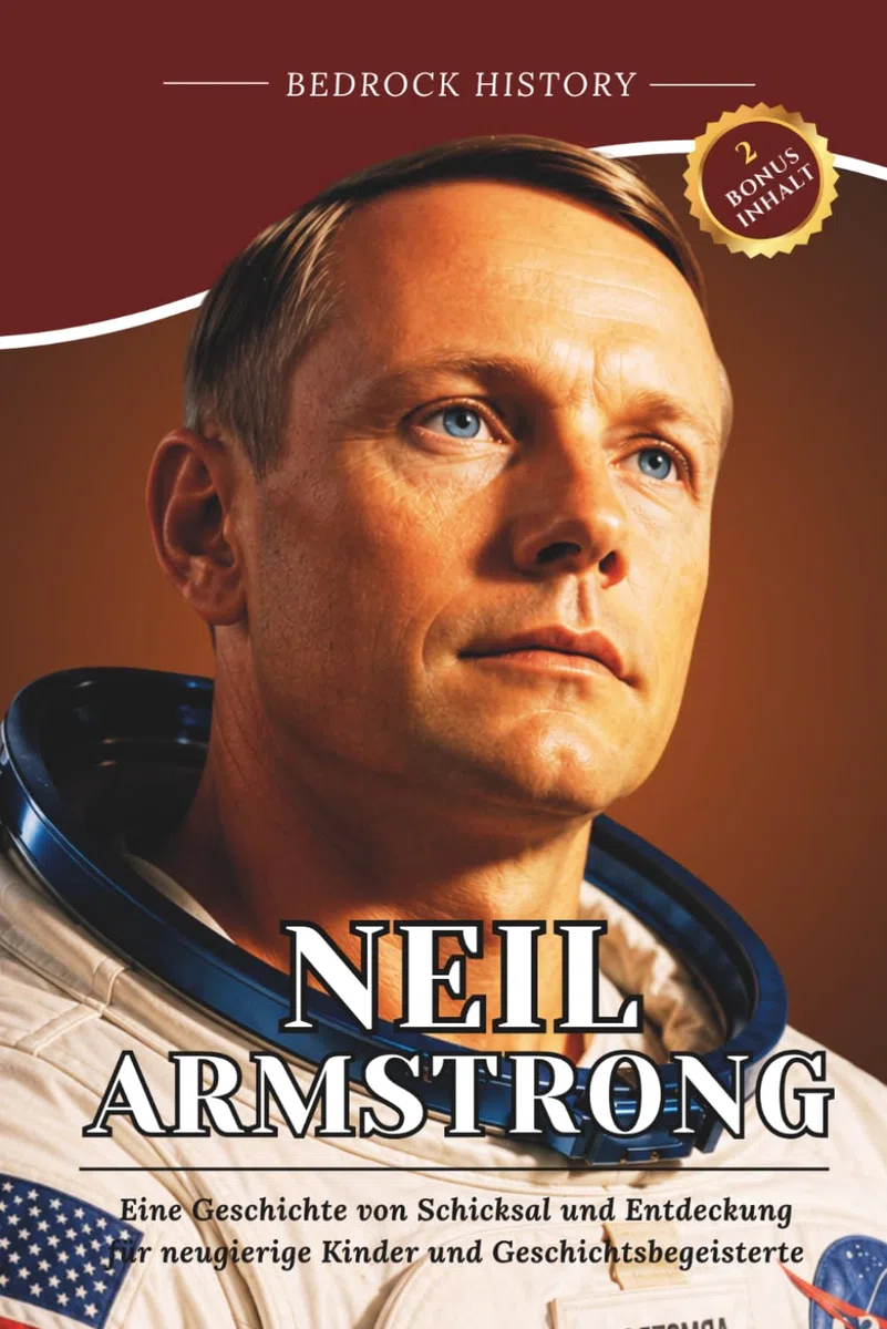 Neil Armstrong: Eine Geschichte von Schicksal und Entdeckung für neugierige Kinder und Geschichtsbegeisterte (Die Bedrock-Reihe)
