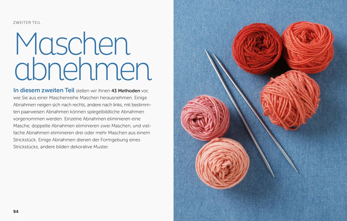 Abnehmen und Zunehmen: Geben Sie Ihren Strick-Projekten die perfekte Form