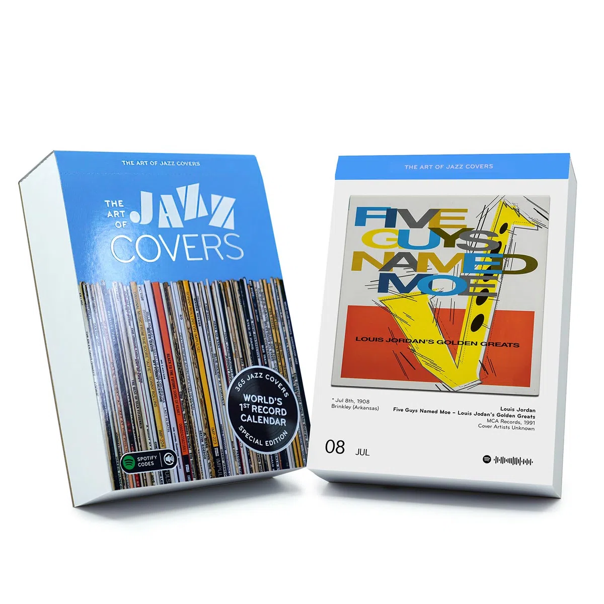 The Art of Jazz Covers: Tagesabreißkalender mit 366 Best-of Jazz Vinyl Covern aus über 10 Jahrzehnten. Zusätzlich mit praktischen Spotify Codes.: Best-Of Collection Vol. 1 (The Art of Vinyl Covers)