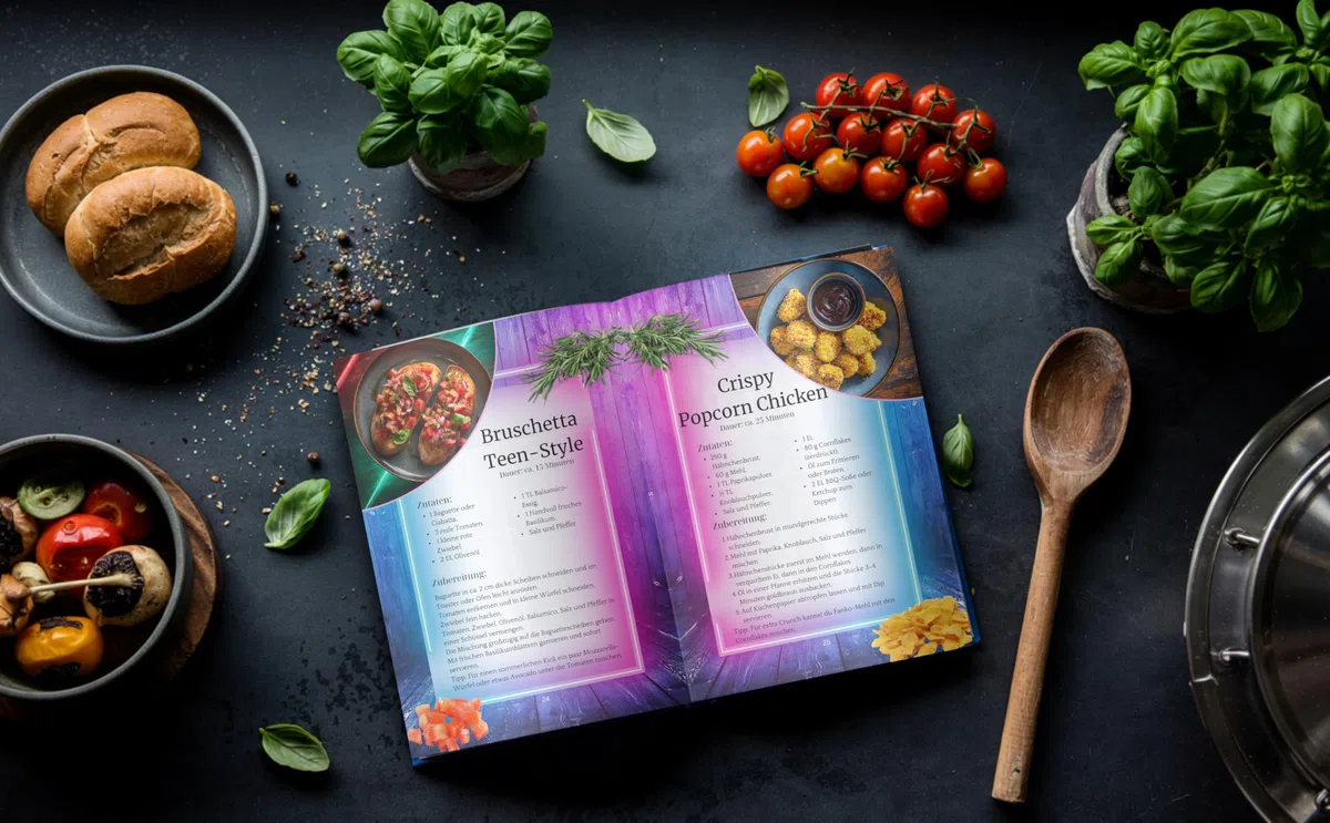 Kochbuch für Teenager – Cook & Chill, das perfekte Geschenk für Teenager: 90 leckere Rezepte inklusive aktueller Filmtipps mit den beliebtesten ... farbig illustriert im großen Geschenkformat