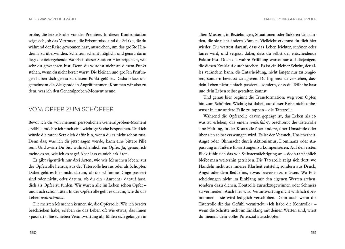 Alles was wirklich zählt: Wie du der Star im Drehbuch deines Lebens wirst