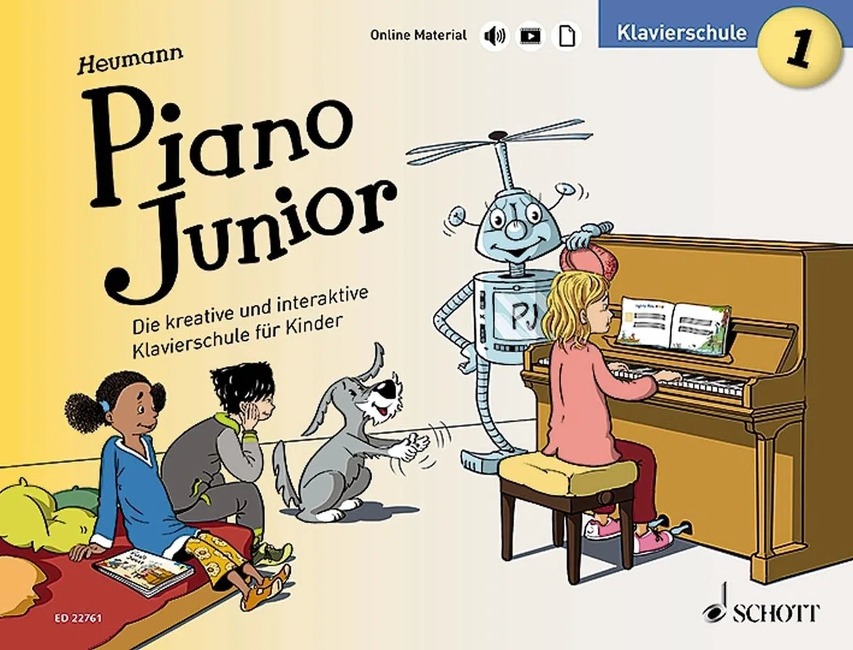 Piano Junior: Klavierschule 1: Die kreative und interaktive Klavierschule für Kinder. Band 1. Klavier. (Piano Junior - deutsche Ausgabe, Band 1)