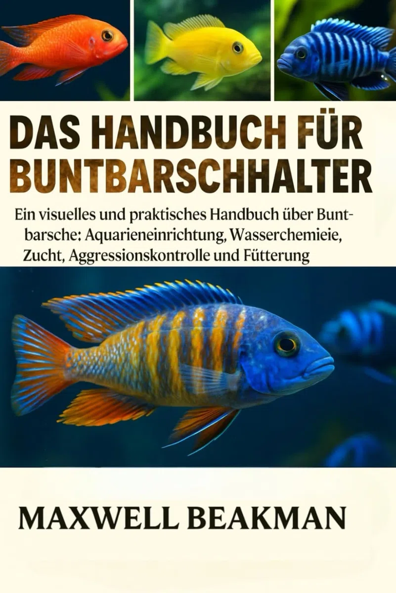 DAS HANDBUCH FÜR BUNTBARSCHHALTER: Ein visuelles und praktisches Handbuch über Buntbarscharts: Aquarieneinrichtung, Wasserchemie, Zucht, Aggressionskontrolle und Fütterung