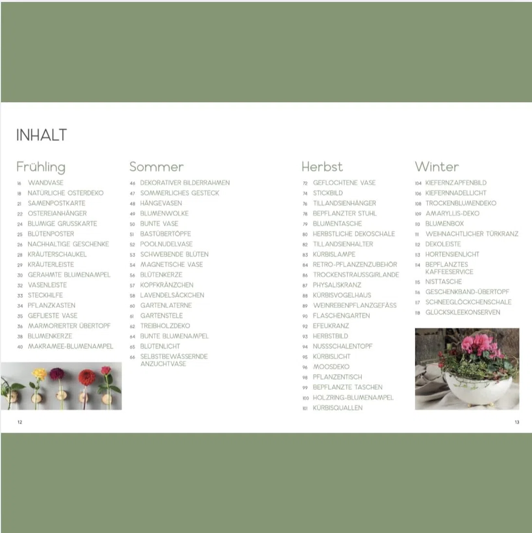 Green DIY mit Kaffee oder Tee: Bastel- und Dekoideen mit Naturmaterial und Blumen einfach selbst gestalten