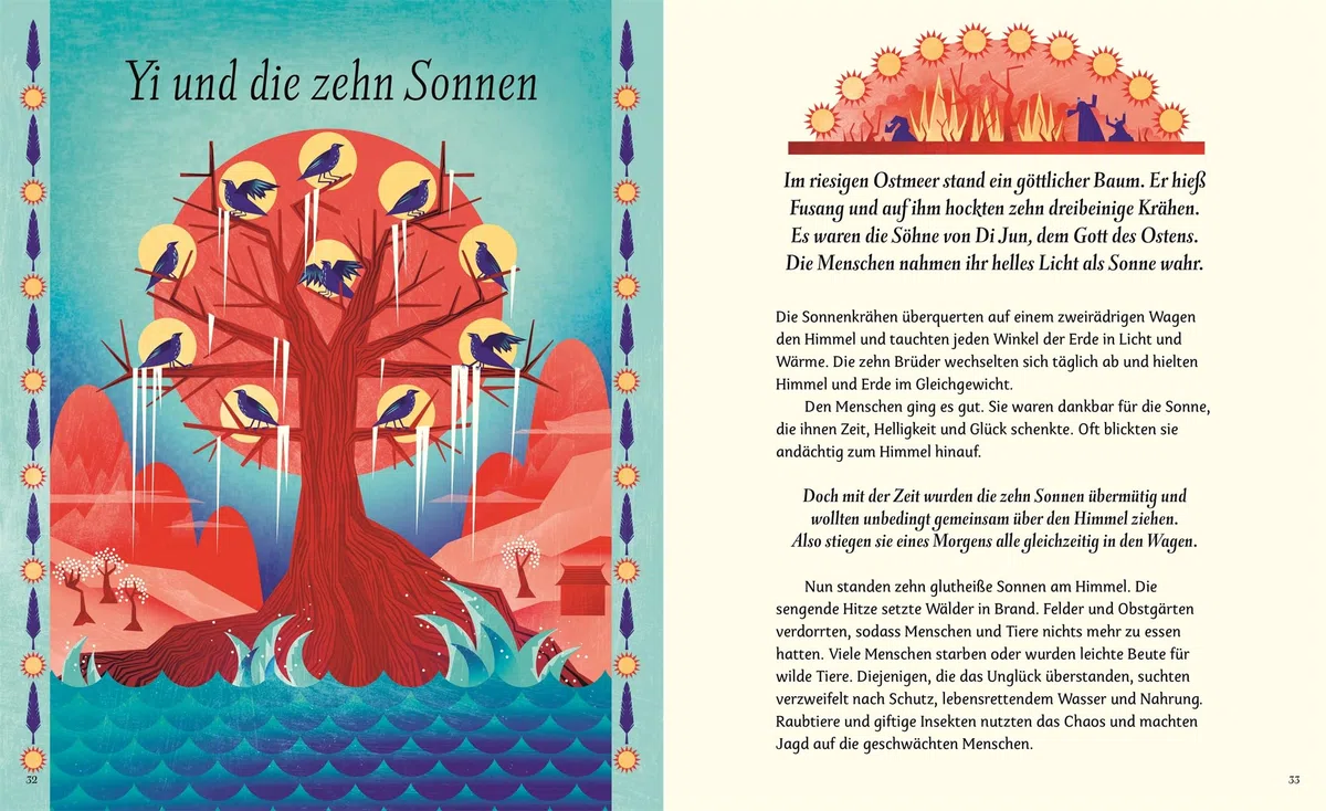 Chinesische Mythen: Von Glücksdrachen, mächtigen Kaisern und wundersamen Kreaturen. Illustrierte Märchen & Sagen aus dem alten China. Für Kinder ab 10 Jahren (Mythen und Sagen)