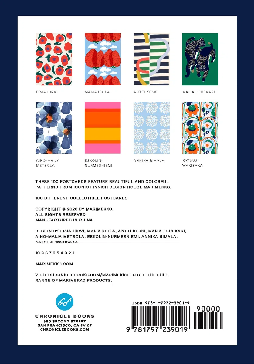 The Art of Marimekko Postcard Box: 100 Collectible Postcards