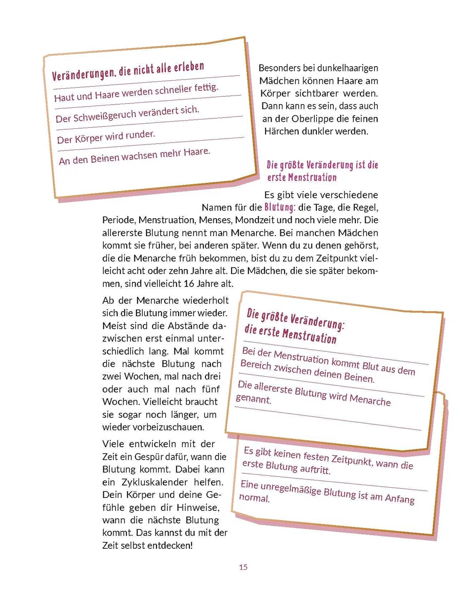Lin und das Geheimnis des Zyklus: Eine Geschichte voll Wissen über die erste Blutung