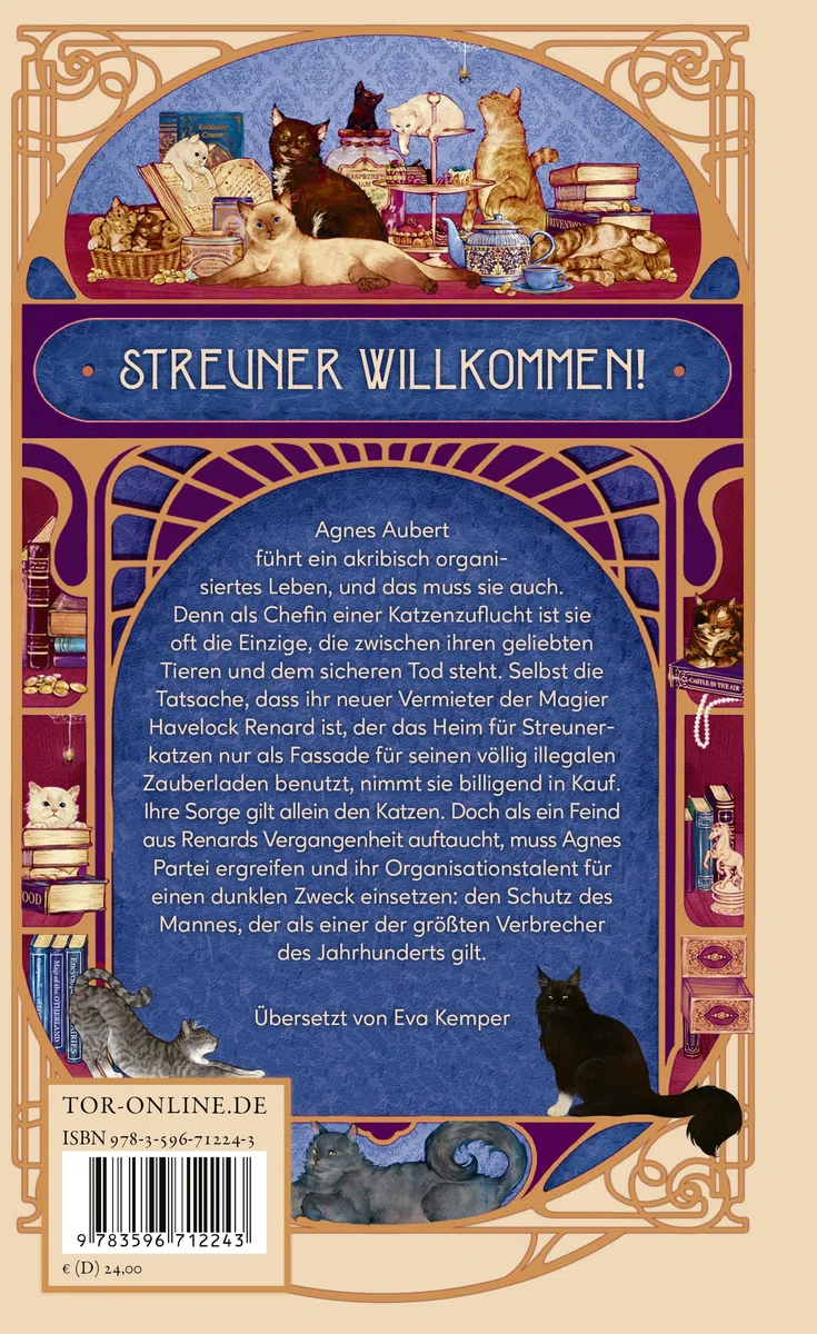 Agnes Auberts zauberhafte Katzenzuflucht: Cozy Fantasy mit Katzen und wunderschönem Farbschnitt
