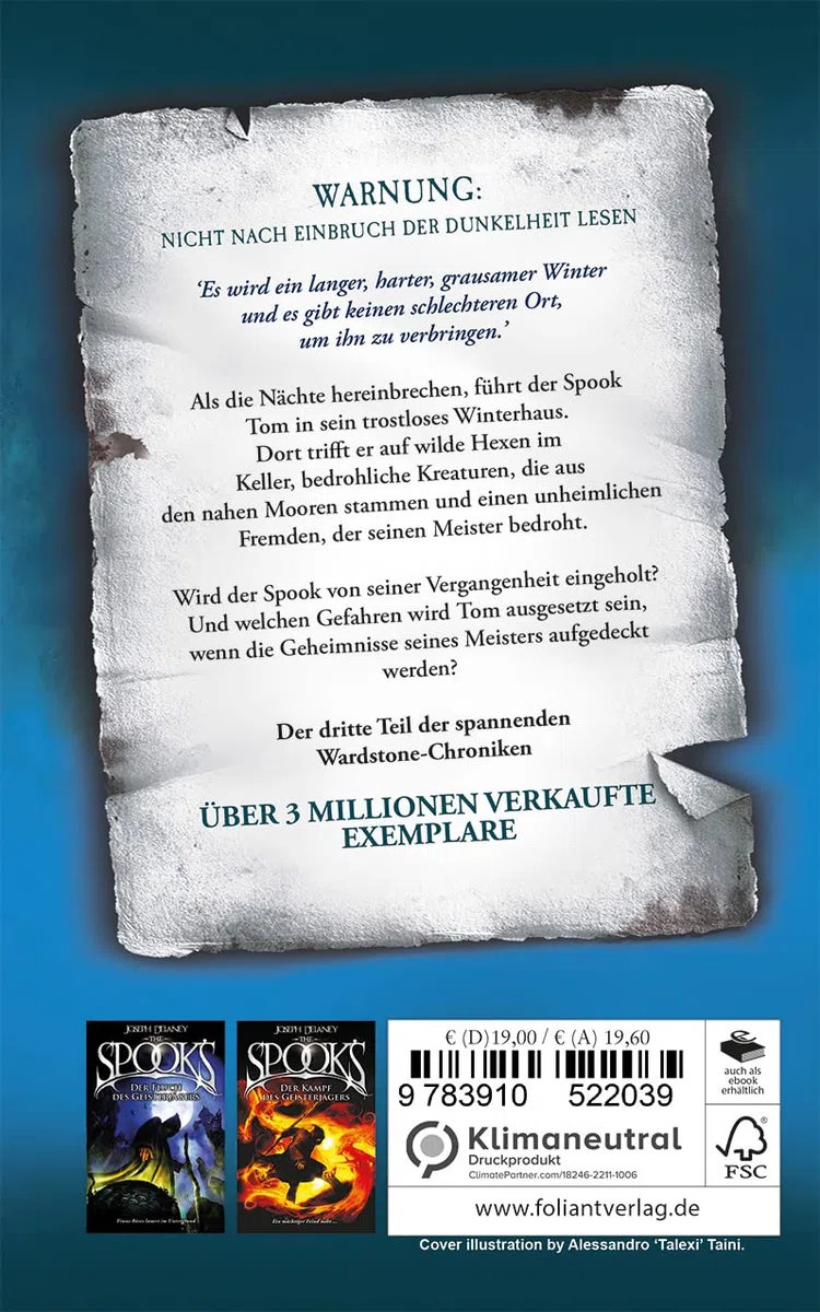 The Spook's 3: Spook. Band 3: Das Geheimnis des Geisterjägers. Die Wahrheit ist der gefährlichste Feind. Dark Fantasy ab 12, die keine Gnade kennt.: ... Dark Fantasy ab 12. (Spook: Der Geisterjäger)