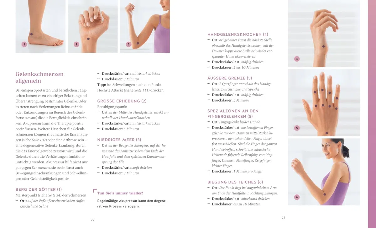 Akupressur: Einfache Techniken für zu Hause // Schmerzen lindern und Stress abbauen (GU Ratgeber Gesundheit)