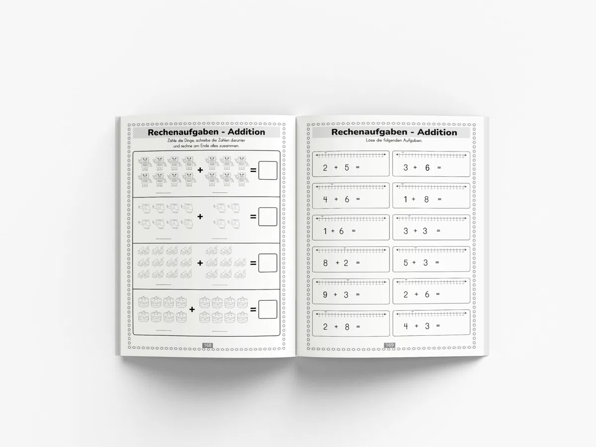 XXL 1. Klasse Übungsheft: Lernbuch für die Grundschule – Buchstaben und Zahlen lernen, schreiben üben und erstes Rechnen mit kindgerechten Aufgaben