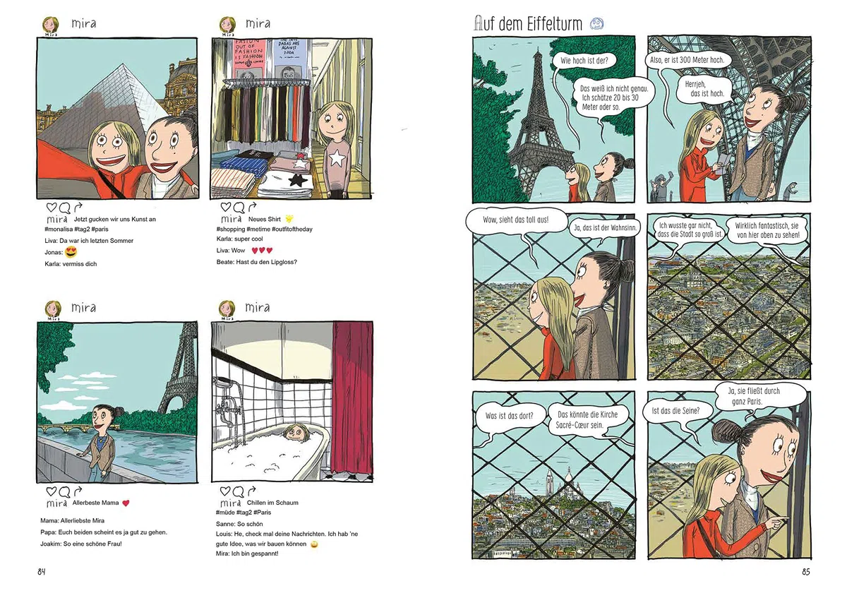 Mira #familie #paris #abschied: Der 4. Band der beliebten „Mira“-Reihe – Comic-Abenteuer über Freundschaft und Familie für Kinder ab 10: Mira - Band 4