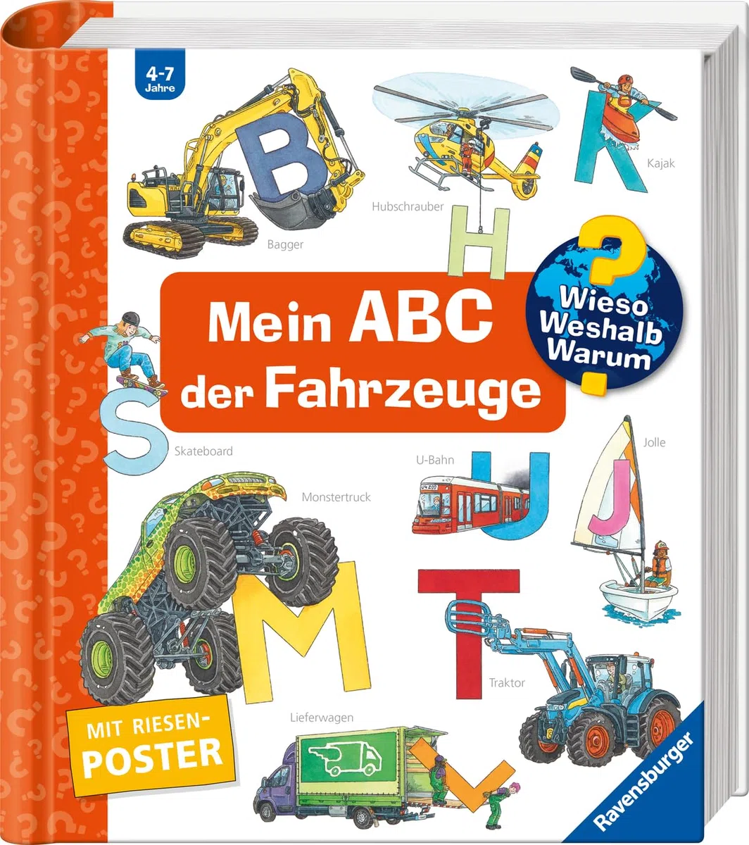 Wieso? Weshalb? Warum? Sonderband - Mein ABC der Fahrzeuge (Sachbuch ab 4 Jahre - mit Klappen)