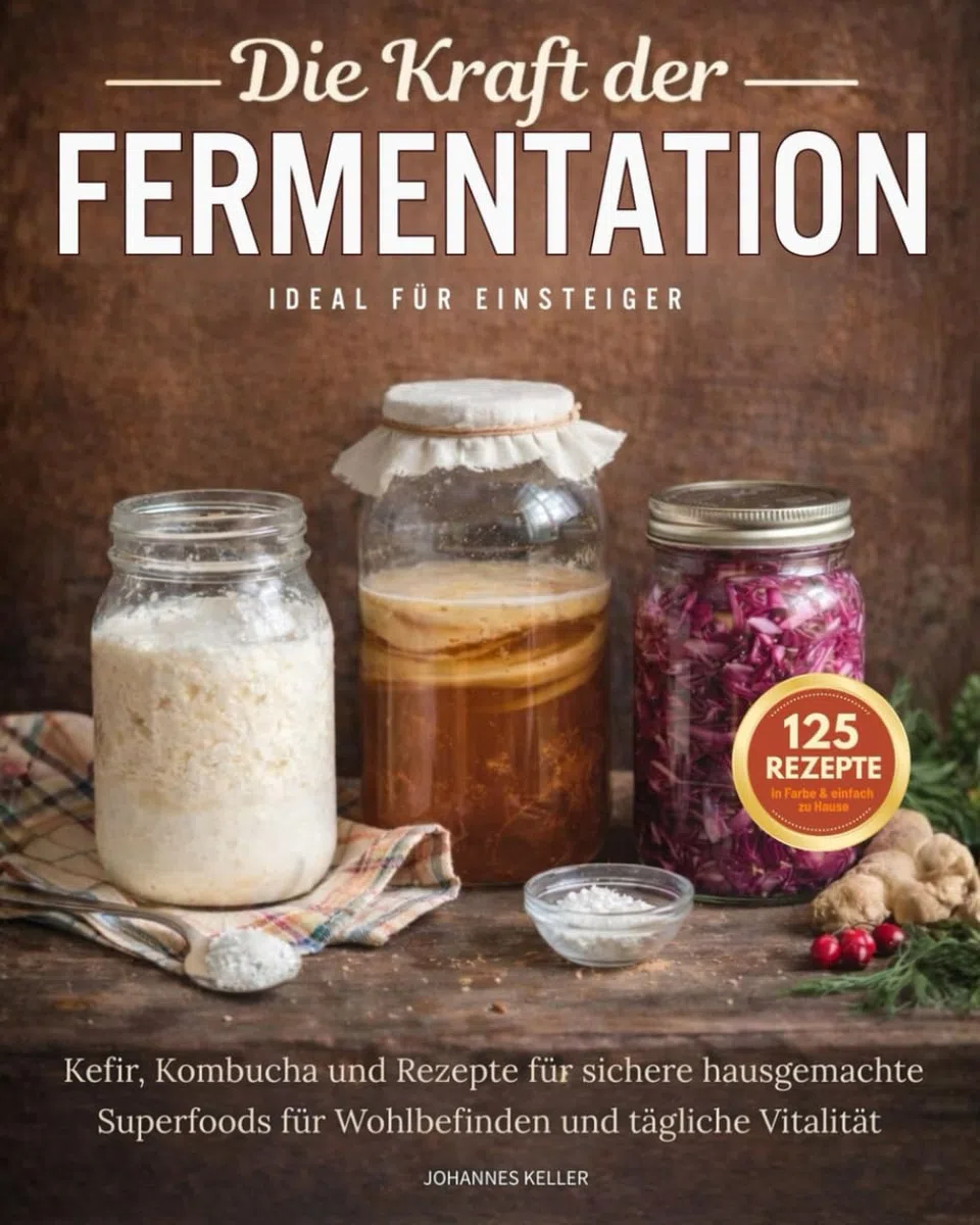 Die Kraft der Fermentation: Kefir, Kombucha und Rezepte für sichere hausgemachte Superfoods für Wohlbefinden und tägliche Vitalität.