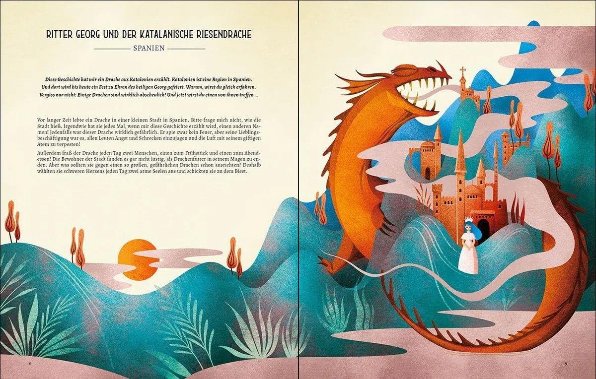Mein großes Vorlesebuch von Drachen, Feen und anderen Fabelwesen: Triff Fabelwesen aus aller Welt in diesem prächtig illustrierten Sachbuch ab 5 Jahren