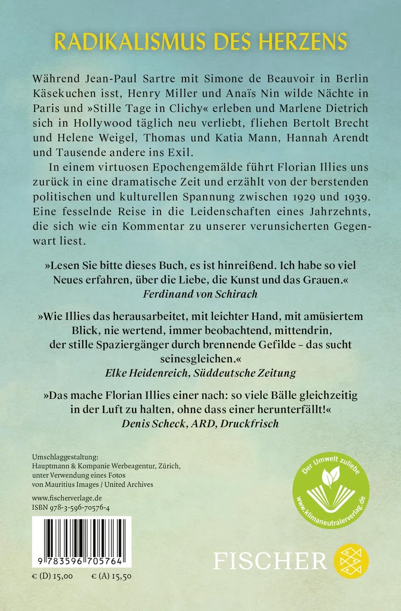 Liebe in Zeiten des Hasses: Chronik eines Gefühls 1929–1939