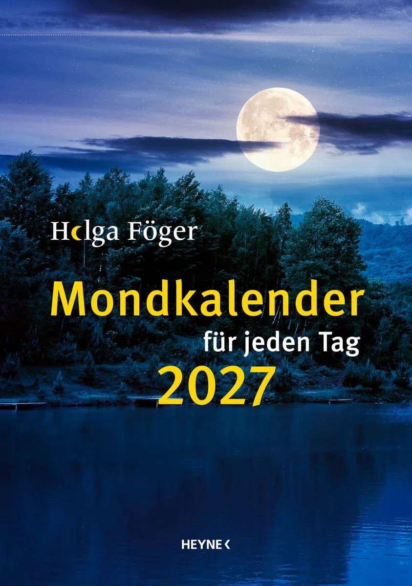 Mondkalender für jeden Tag 2027: Tages-Abreißkalender – perforierte Seiten – zum Aufstellen oder Aufhängen – 13,0 x 18,5 cm