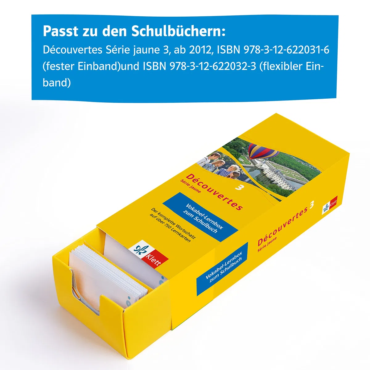 Découvertes Série Jaune 3 - Vokabel-Lernbox zum Schulbuch: Französisch passend zum Lehrwerk üben (Découvertes. Série jaune (ab Klasse 6). Ausgabe ab 2012)