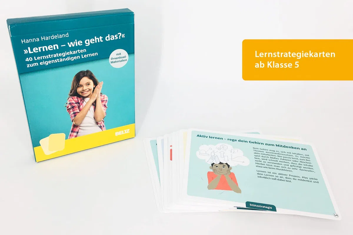 »Lernen, wie geht das?« – 40 Lernstrategiekarten zum eigenständigen Lernen: Mit Download-Materialien. Ab Klasse 5 (Kartensets für die pädagogische Praxis)