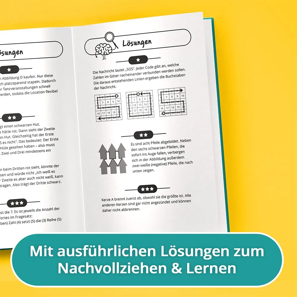 Das geniale Rätselbuch für clevere Teenager – Level up dein Gehirn: Über 230 Logik-, Zahlen- und Worträtsel für Jungen und Mädchen ab 12 Jahren