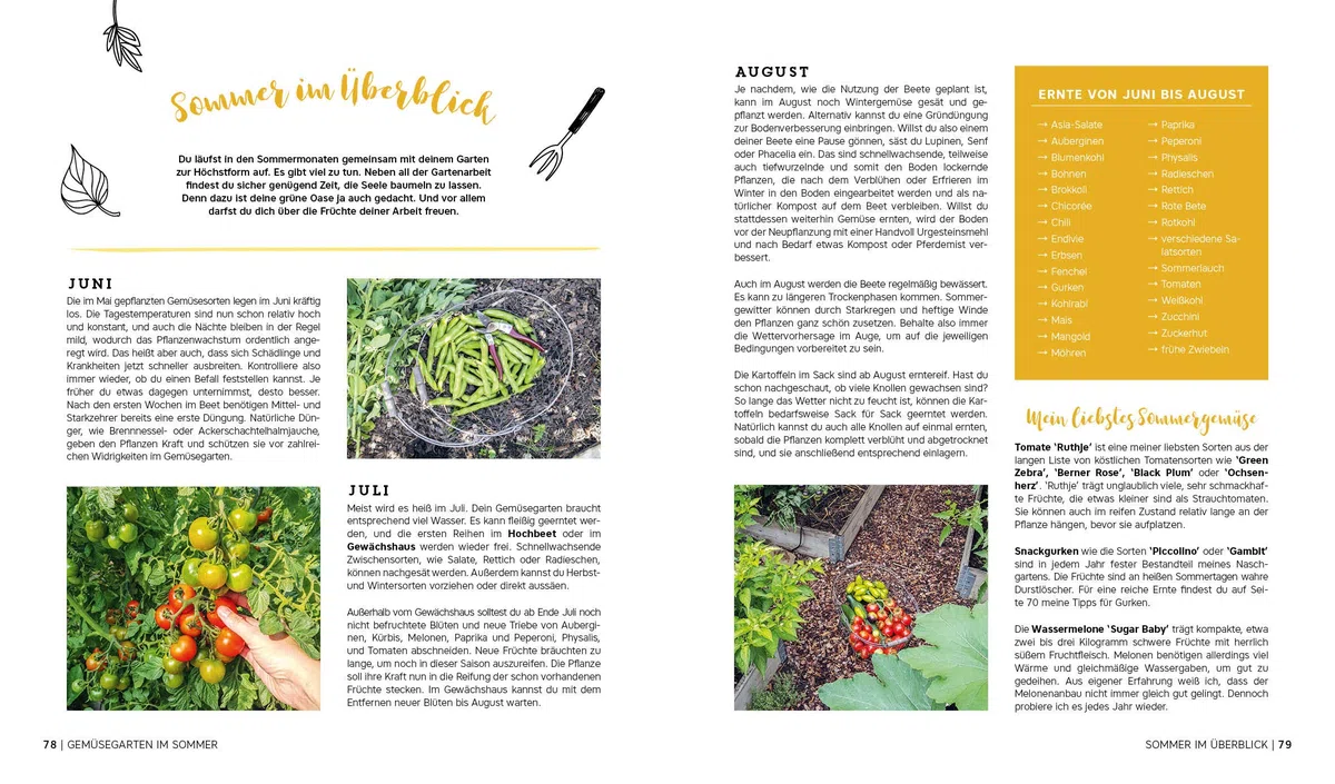Ernte gut, alles gut! – Gemüsegärtnern im Hochbeet, Frühbeet und Gewächshaus