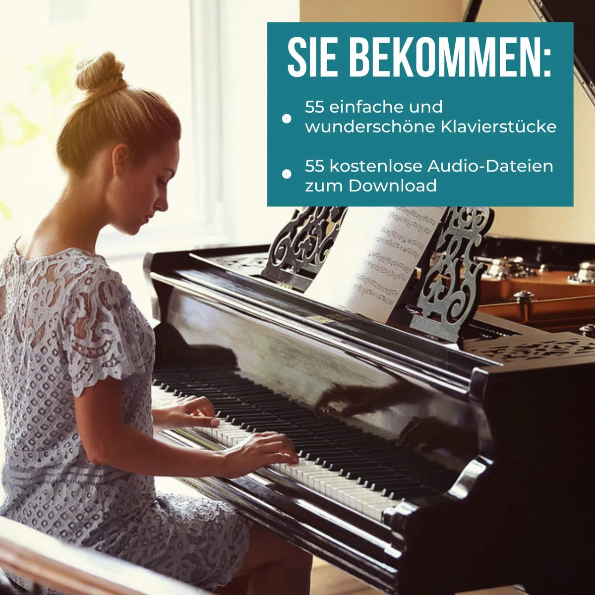 Primo Piano – Klaviernoten für Anfänger: Die beliebtesten einfachen Klavierstücke für Erwachsene und Kinder inkl. Audio-Dateien zum Download