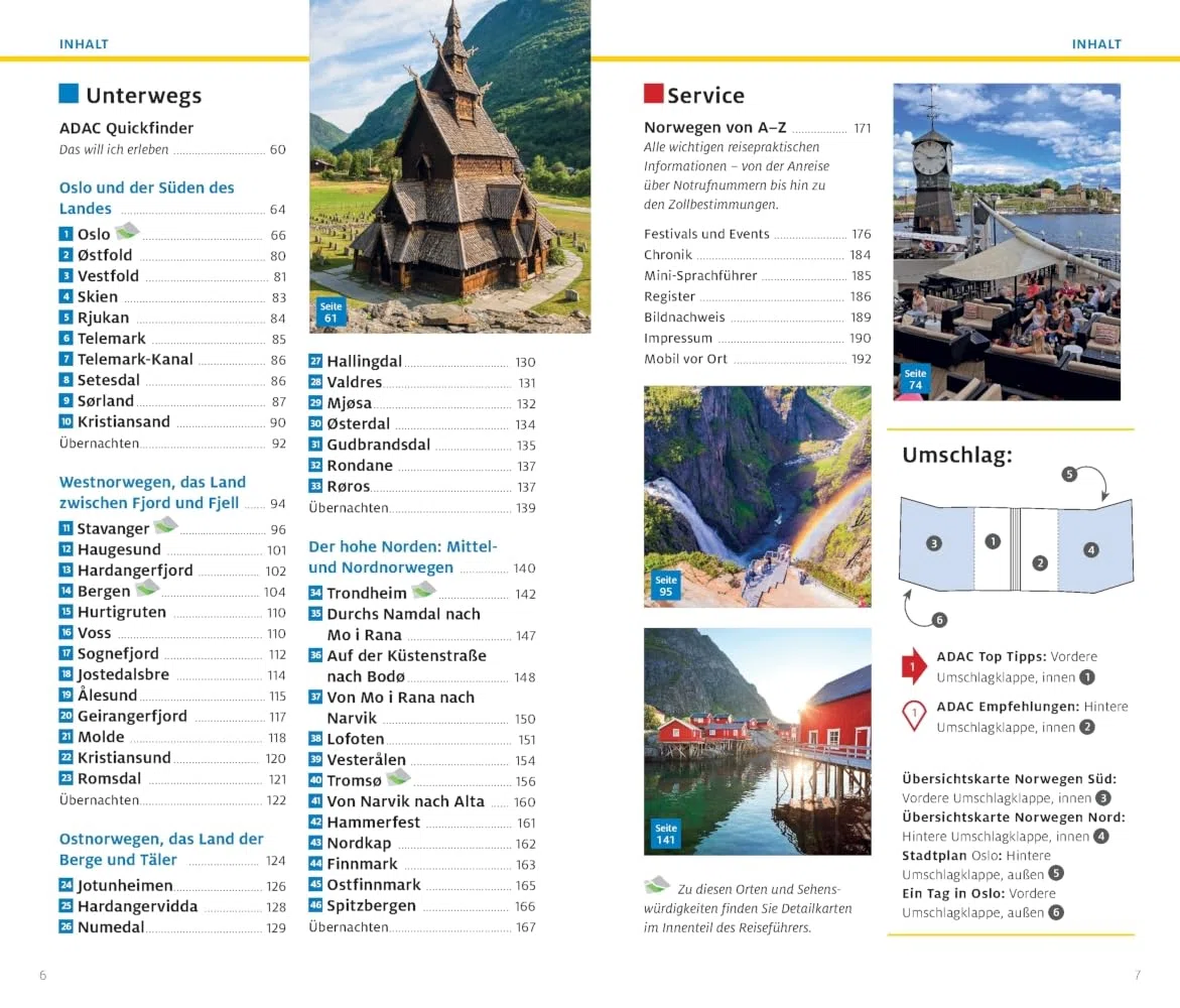 ADAC Reiseführer plus Norwegen: Mit Maxi-Faltkarte und praktischer Spiralbindung