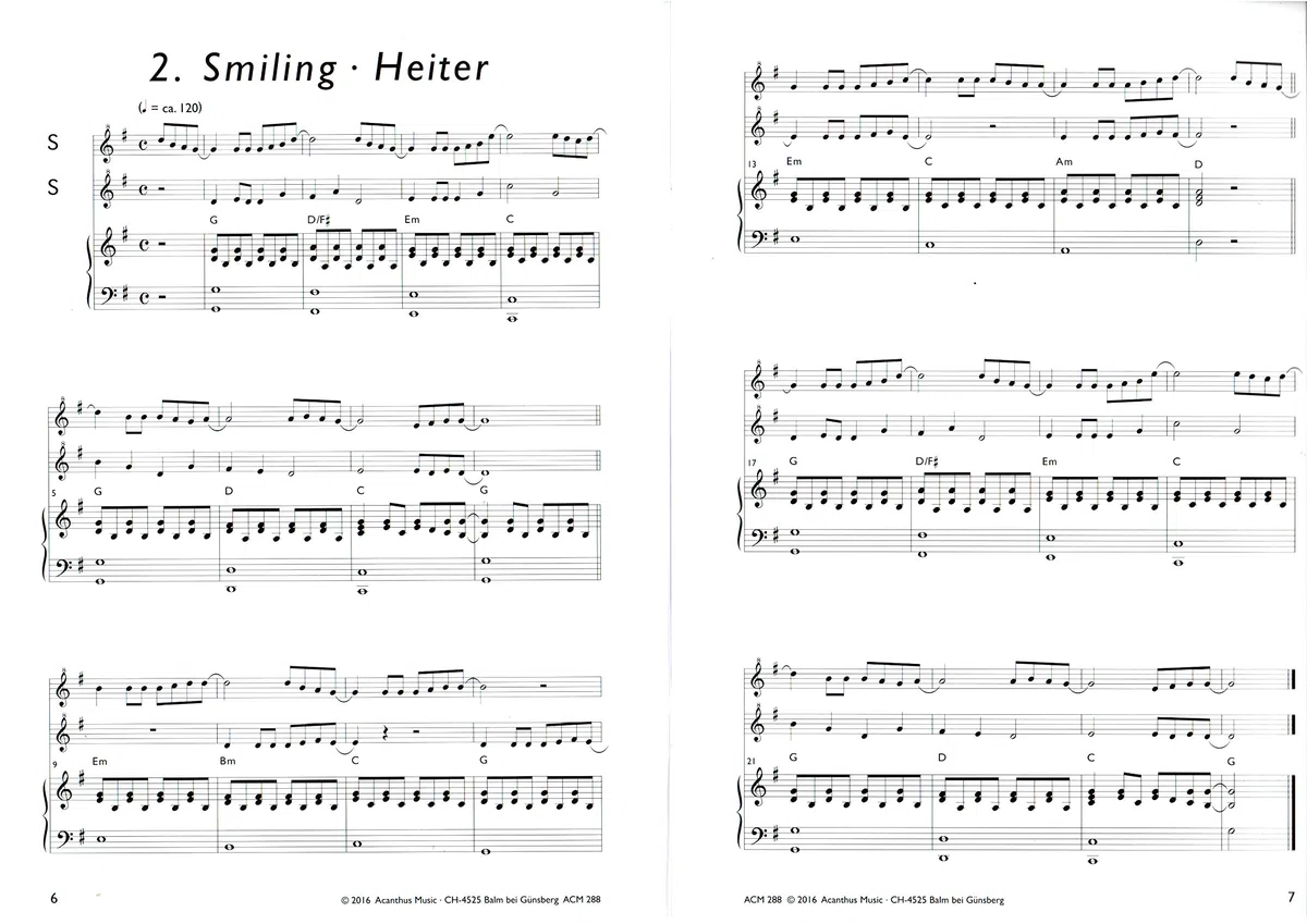 Moods Band 1-10 mittelschwere poppig-rockige Stücke für 2 Sopran-Blockflöten und Klavier von Daniel Hellbach - Notenbuch mit CD und bunter herzförmiger Notenklammer