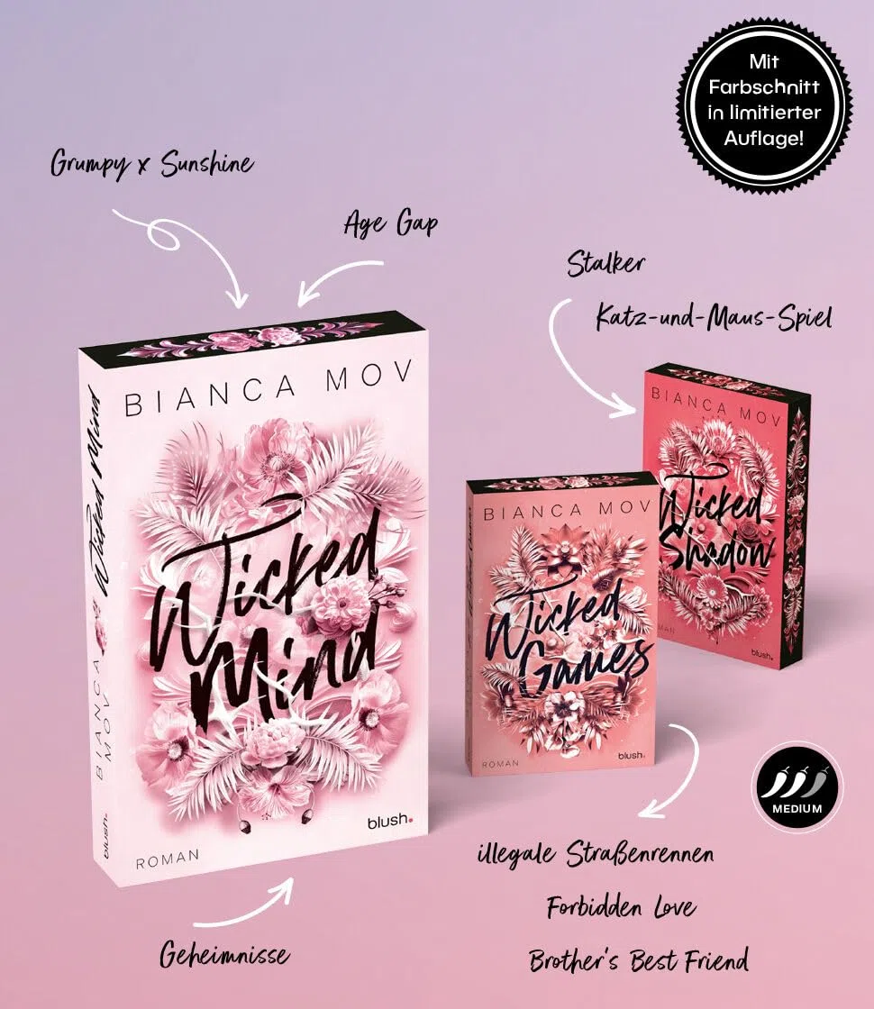 Wicked Mind: Roman - Morally grey, verboten gut und unanständig spicy: die Tabu-Romance von SPIEGEL-Bestsellerautorin Bianca Mov! (Wicked Love, Band 1)