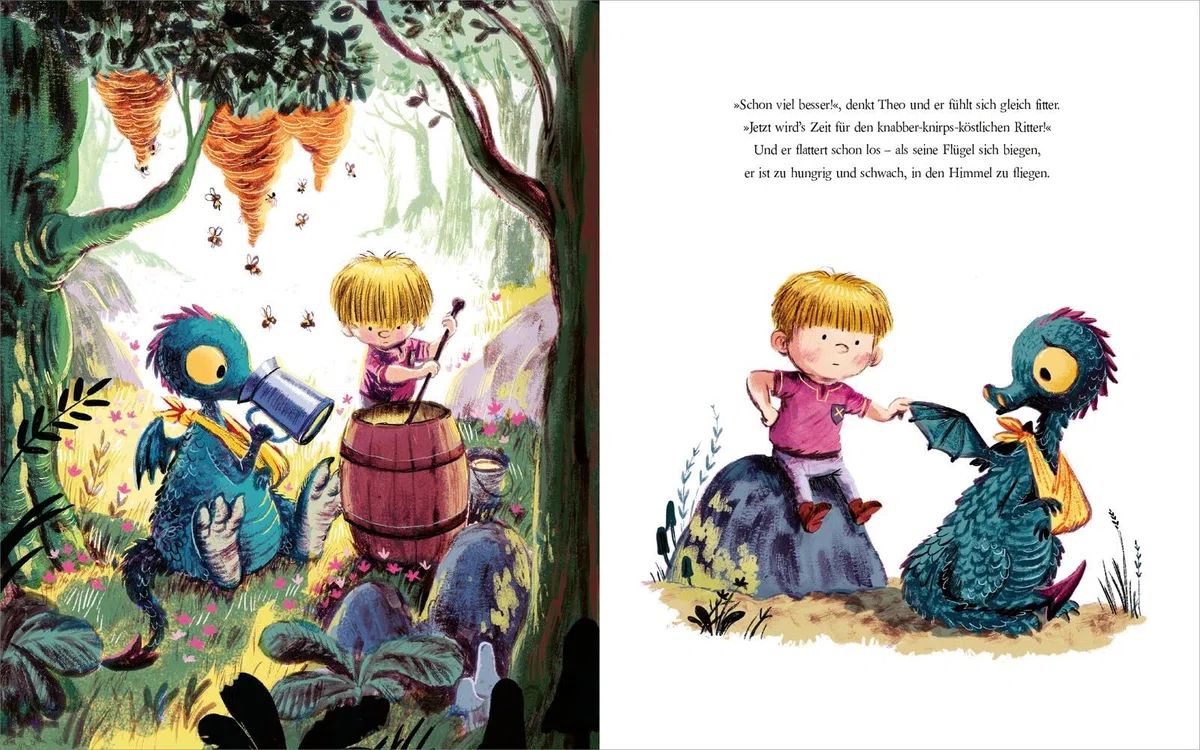 Ritter und Drachen haben gut lachen: Eine Freundschaftsgeschichte | Lustig gereimtes Bilderbuch über Freundschaft, Vorurteile und Anderssein | ... | Rittergeschichten & Drachen-Abenteuer