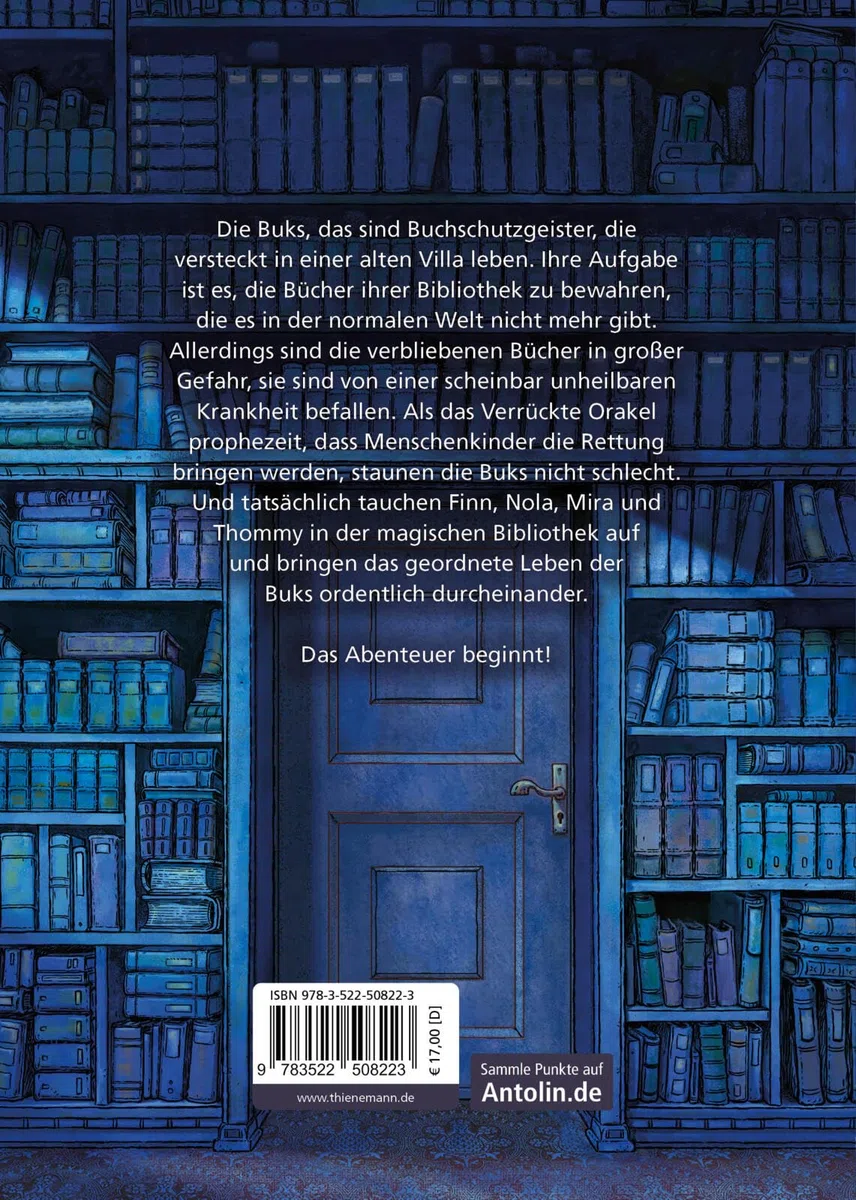 Die magische Bibliothek der Buks 1: Das Verrückte Orakel: Spannend-skurriles Fantasy-Abenteuer über die Macht der Bücher (1)