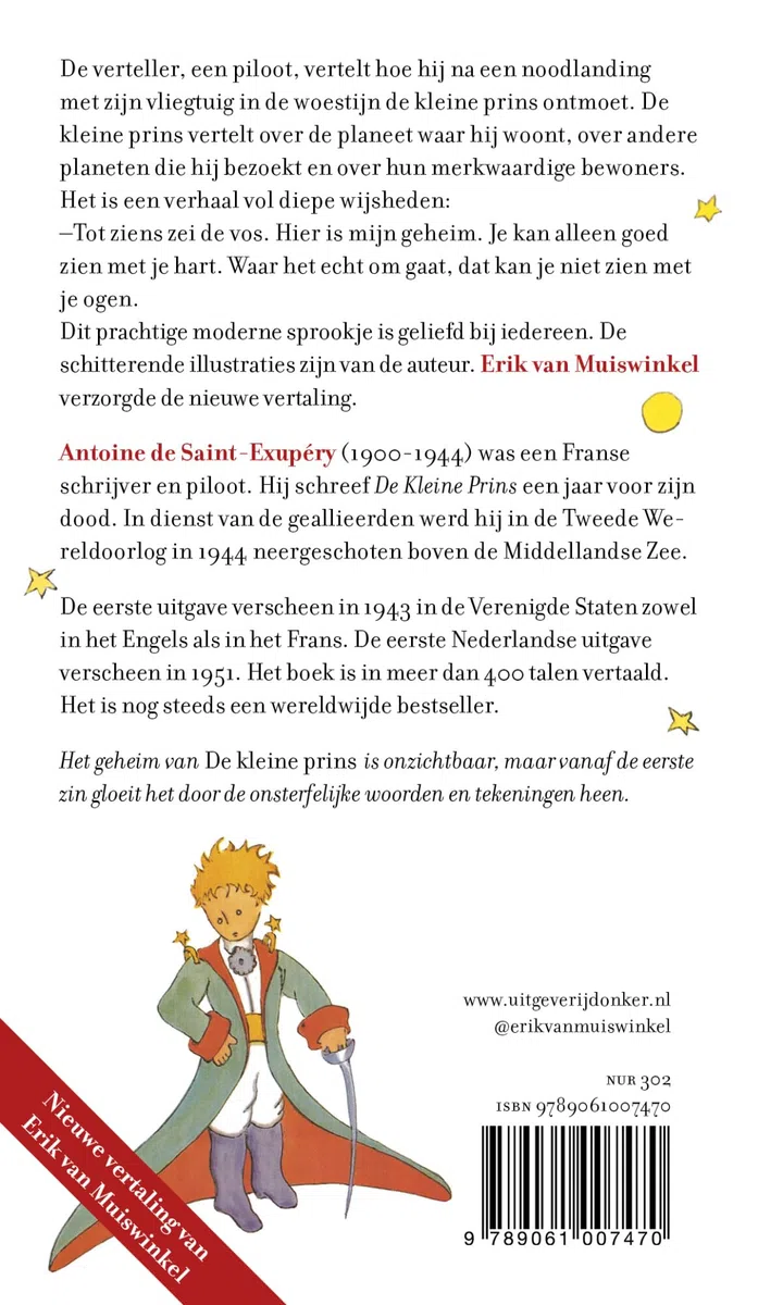 De kleine prins: Met tekeningen van de schrijver